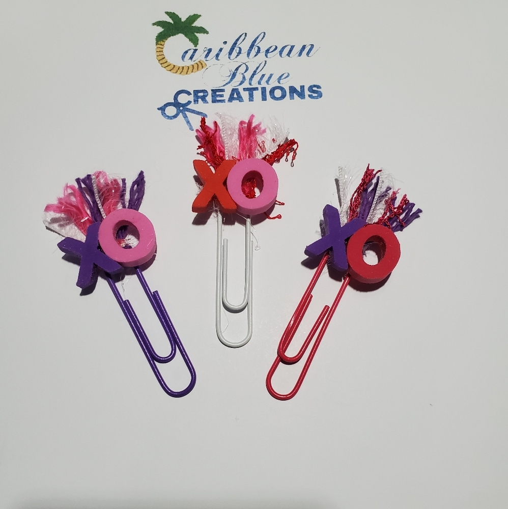 Valentine's  - XO HandMade BookMarks (3)